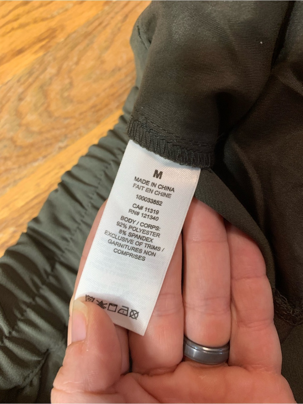 NWT DYNAMITE Sacha Dressy High Waist Jogger Pants Olive Green Size M - Picture 3 of 9